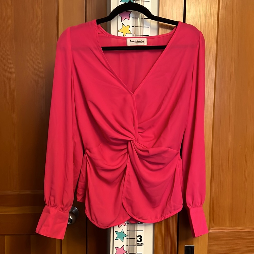 Hot Pink Blouse